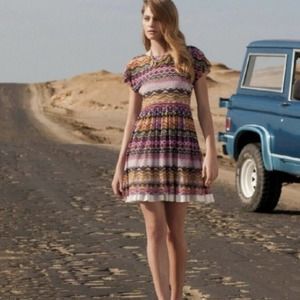 Anthropologie Weston Wear Dress Size S Aztec